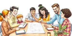 Inclua metas conjuntas para projetos familiares