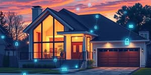Seguro residencial inteligente com monitoramento digital