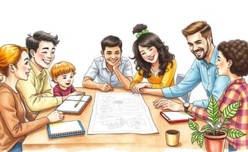 Inclua metas conjuntas para projetos familiares