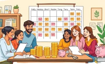 Inclua metas de economia em todas as etapas do ano