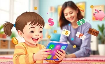 Conta digital infantil com recursos para educação financeira