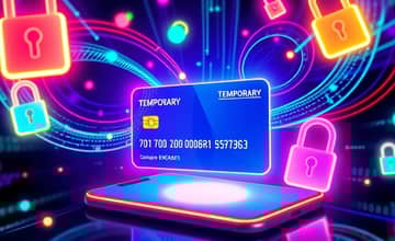 Cartão virtual temporário para compras específicas