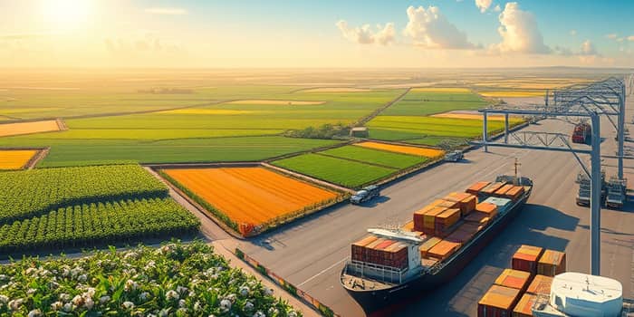 Commodities agrícolas impulsionam superávit das exportações