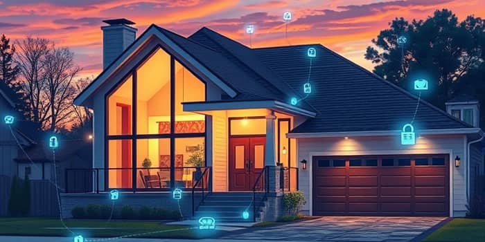 Seguro residencial inteligente com monitoramento digital