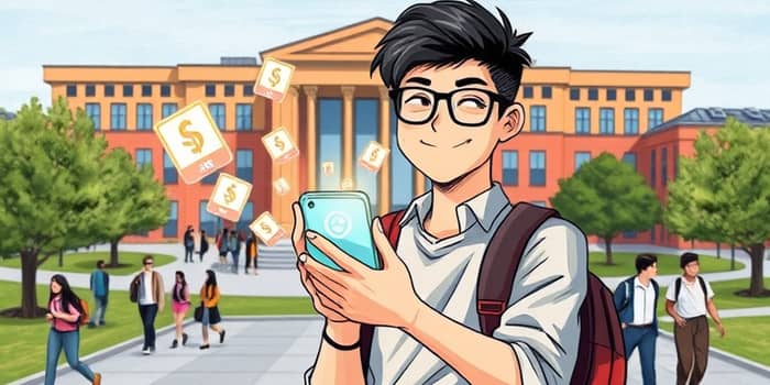 Conta universitária com benefícios para jovens