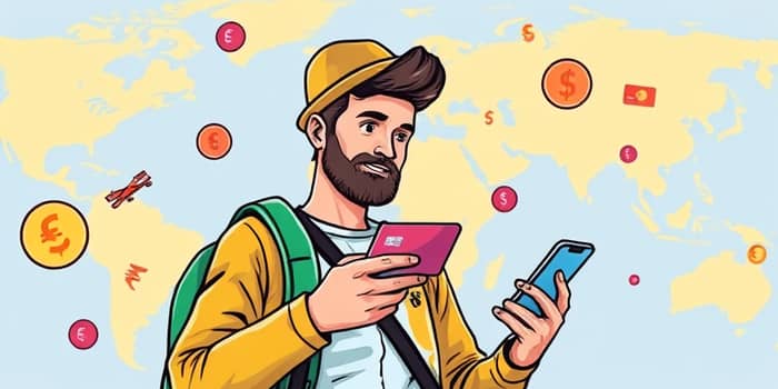 Conta multimoeda para viagens internacionais