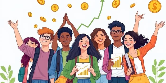 Conta universitária com opção de investimento automático