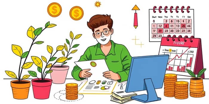 Plano de capitalização para metas de médio prazo